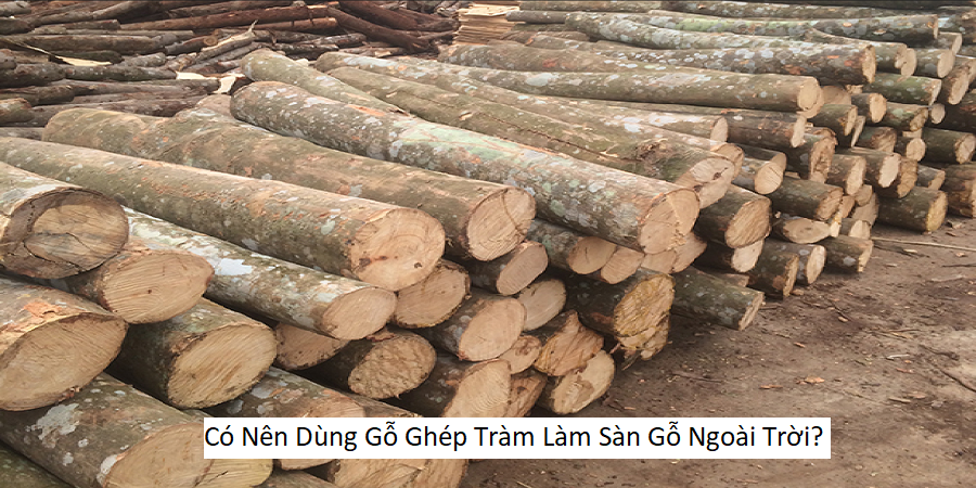 Có Nên Dùng Gỗ Ghép Tràm Làm Sàn Gỗ Ngoài Trời?