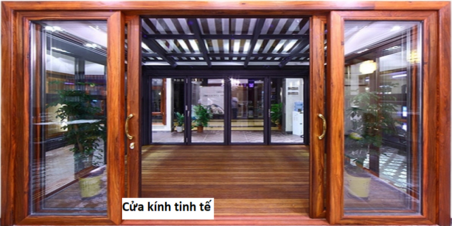 Cửa kính tinh tế
