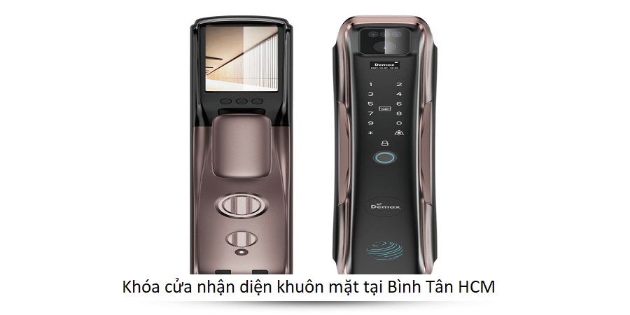 Khóa cửa nhận diện khuôn mặt tại Bình Tân HCM